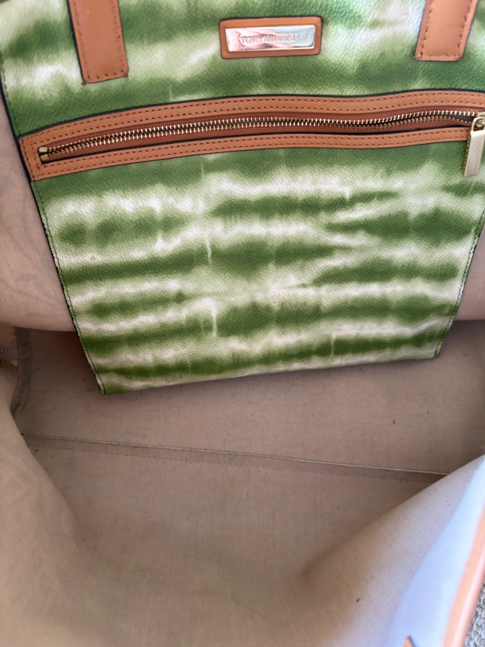 Tory Burch Kerrington Floral Botanical Print Tote Bag w Dust Bag Chic - Picture 13 of 15